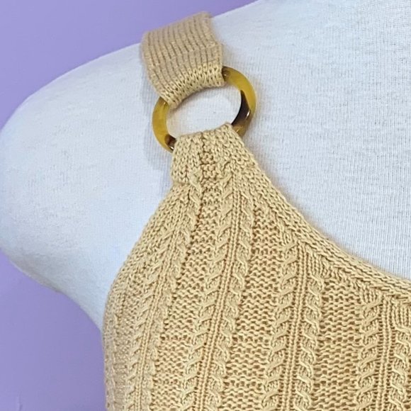 5 for $25 - Hippie Rose Knit Tank Top - Picture 3 of 5